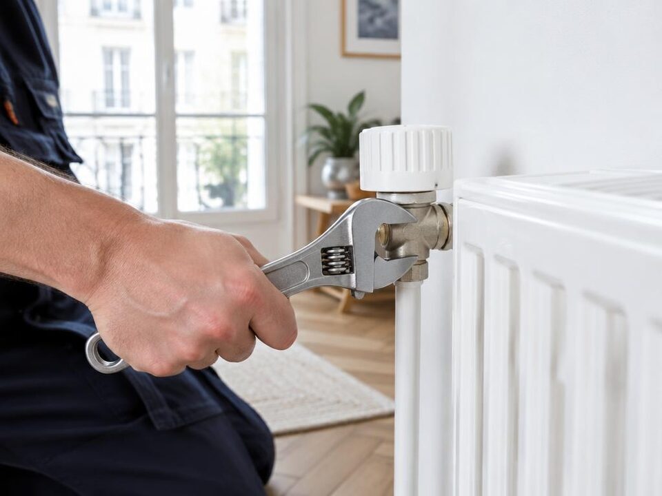 Dépannage sur un radiateur